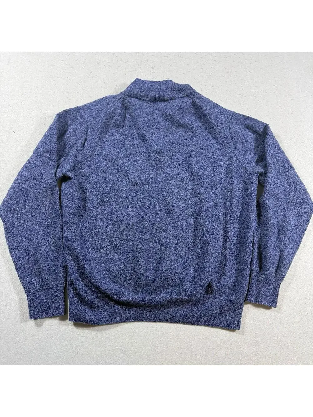 Peter Millar‎ Crown 1/4 Zip Merino Wool Sweater Blue Tagged L Small Fit